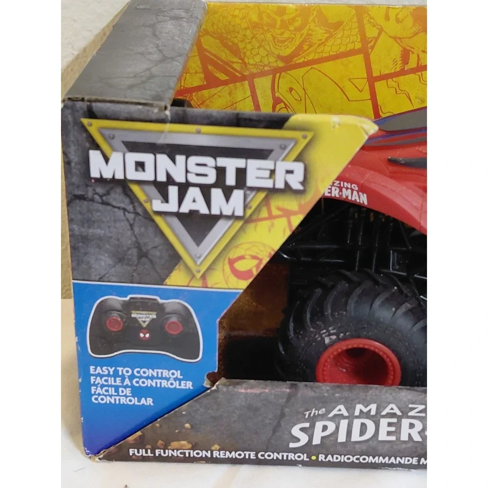 Monster Jam Marvel Amazing Spider-Man RC Monster Truck 1:24 Scale 2.4GHz